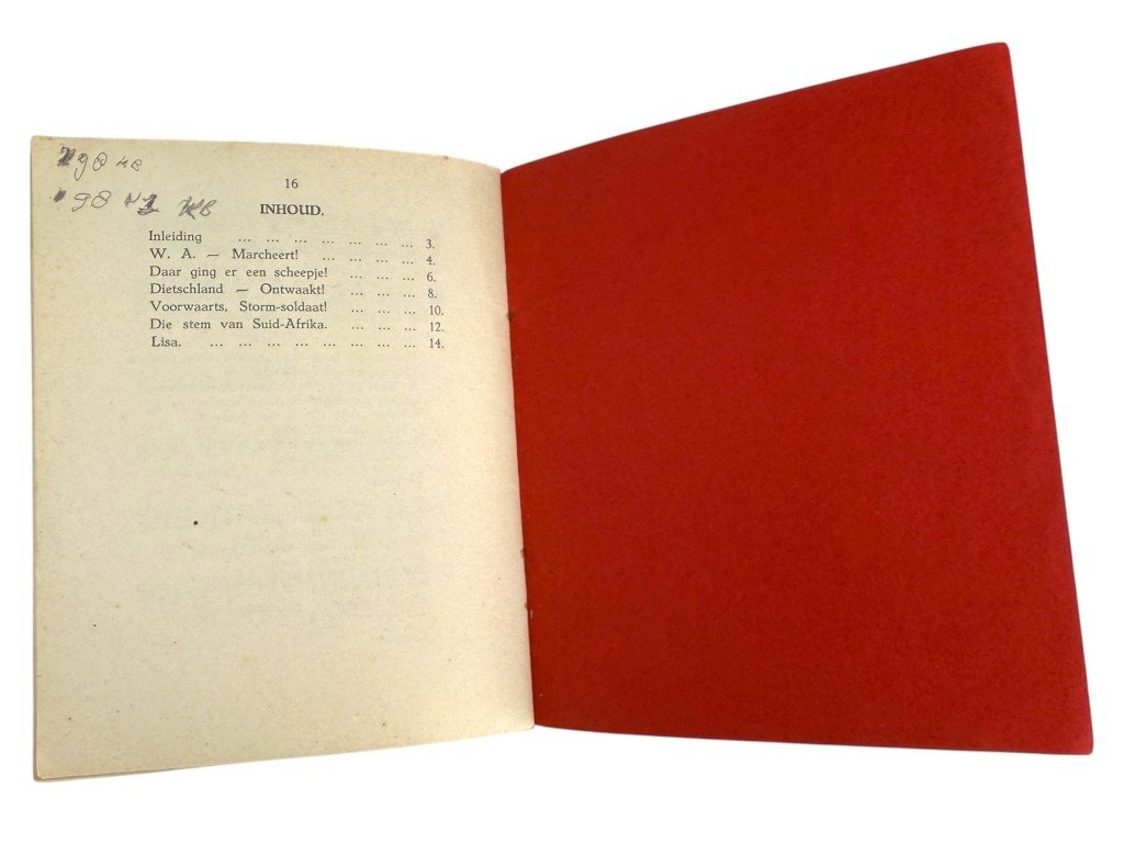 Original WWII Dutch NSB W.A. song booklet — image 11