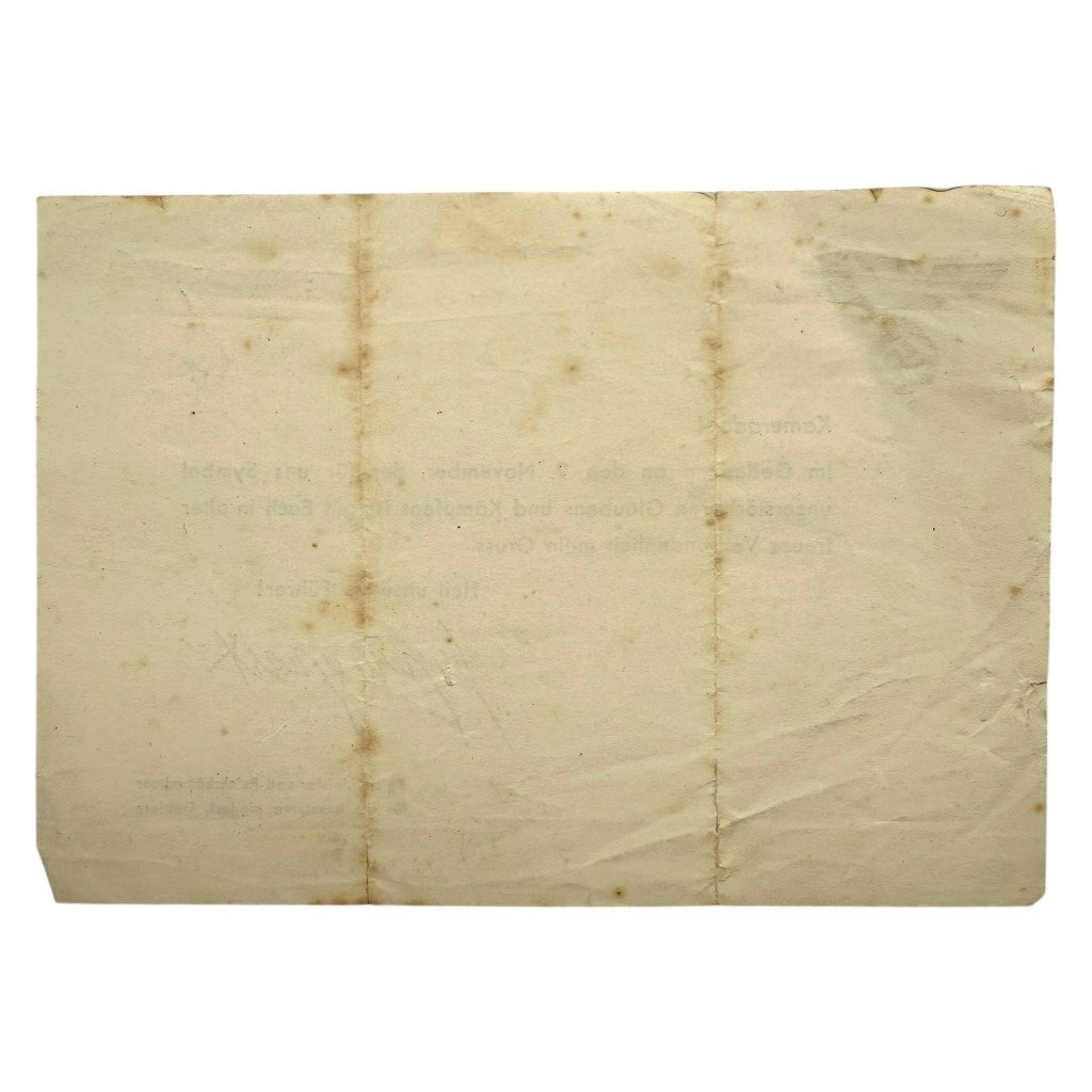 Original WWII German document Dr. Arthur Seyss-Inquart — image 5