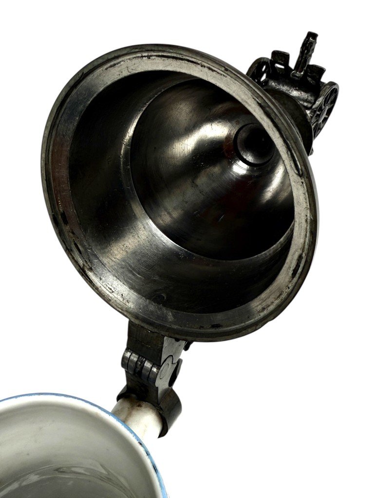 Original WWI German 4e Lothringen Feldartillerie-Regiment Nr. 70 beer stein — image 12