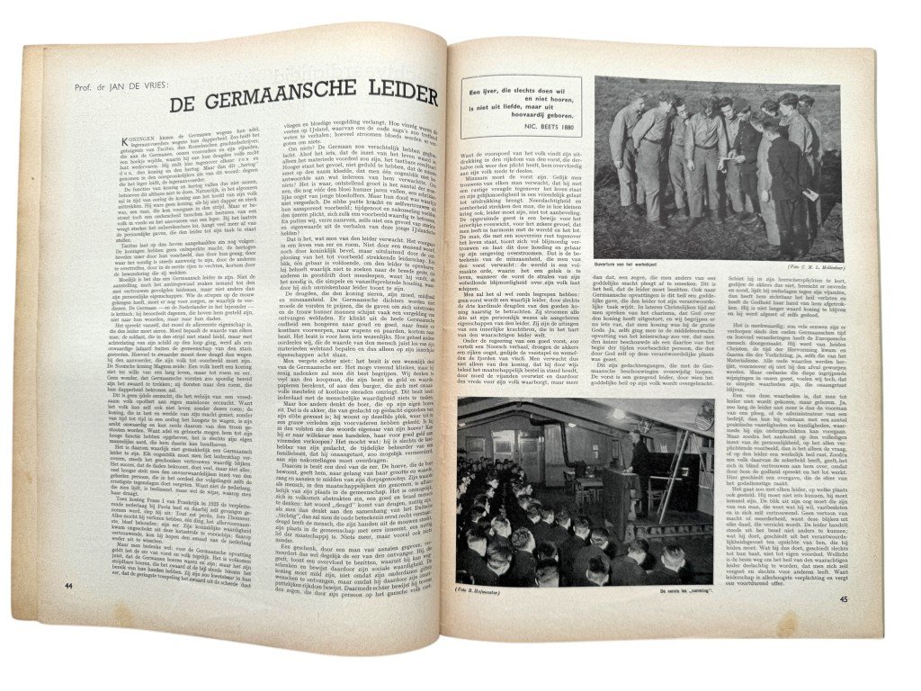 Original WWII Nederlandsche Arbeidsdienst 'Vorming' booklet – No. 3, March 1944 — image 11