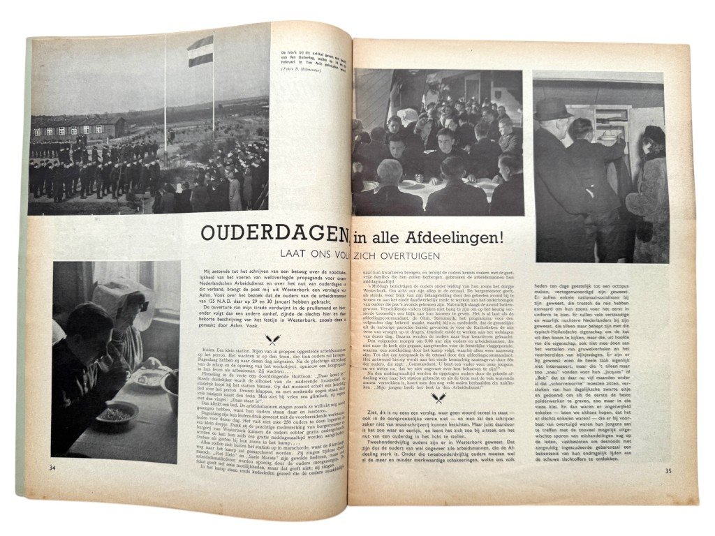 Original WWII Nederlandsche Arbeidsdienst 'Vorming' booklet – No. 3, March 1944 — image 6