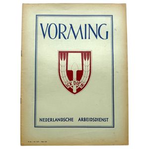 Original WWII Nederlandsche Arbeidsdienst 'Vorming' booklet – No. 3, March …