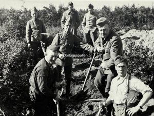 Original Pre 1940 Dutch army photo Grebbeberg Rhenen