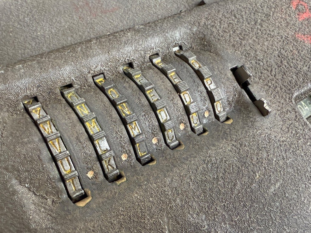 Original WWII Swedish Hagelin BC-543 cipher machine in case — image 24