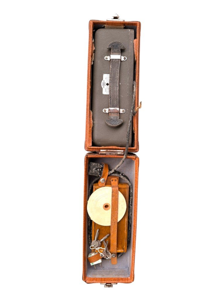 Original WWII Swedish Hagelin BC-543 cipher machine in case — image 8