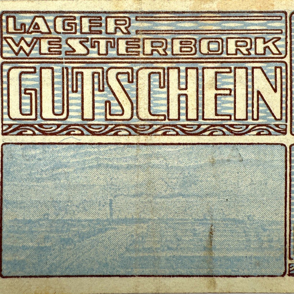 Original WWII Dutch 'Durchgangslager' Westerbork banknote — image 2