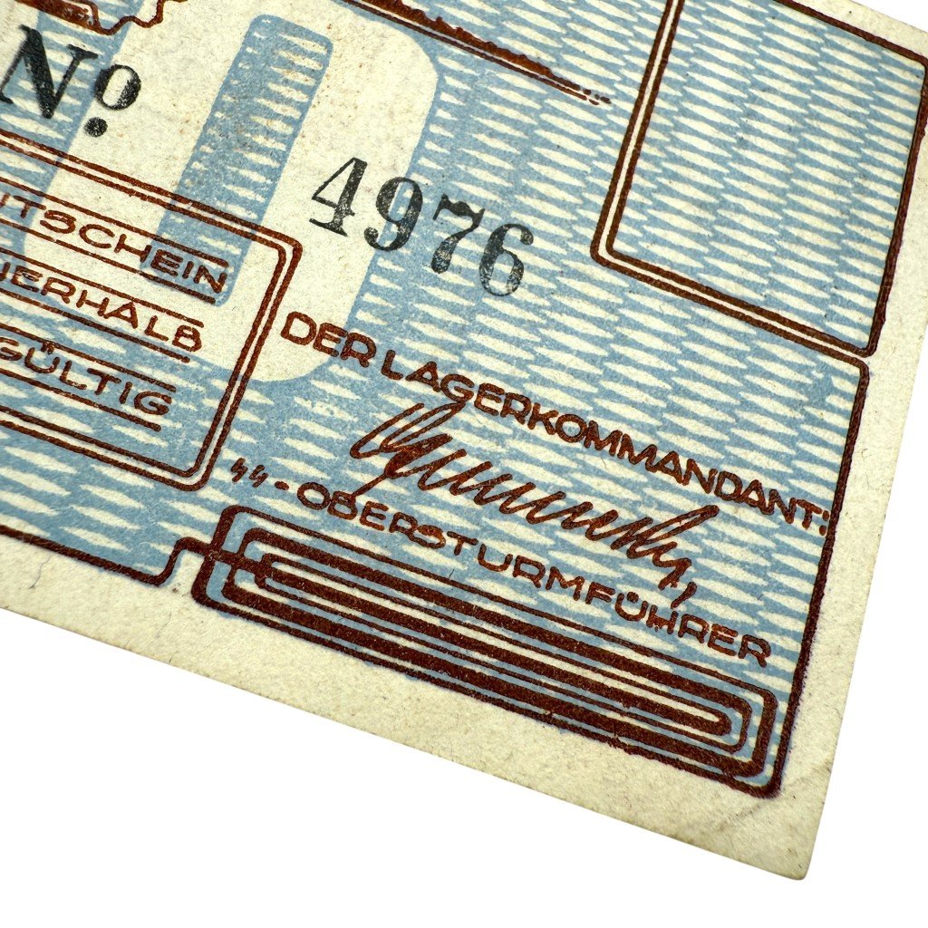 Original WWII Dutch 'Durchgangslager' Westerbork banknote — image 4