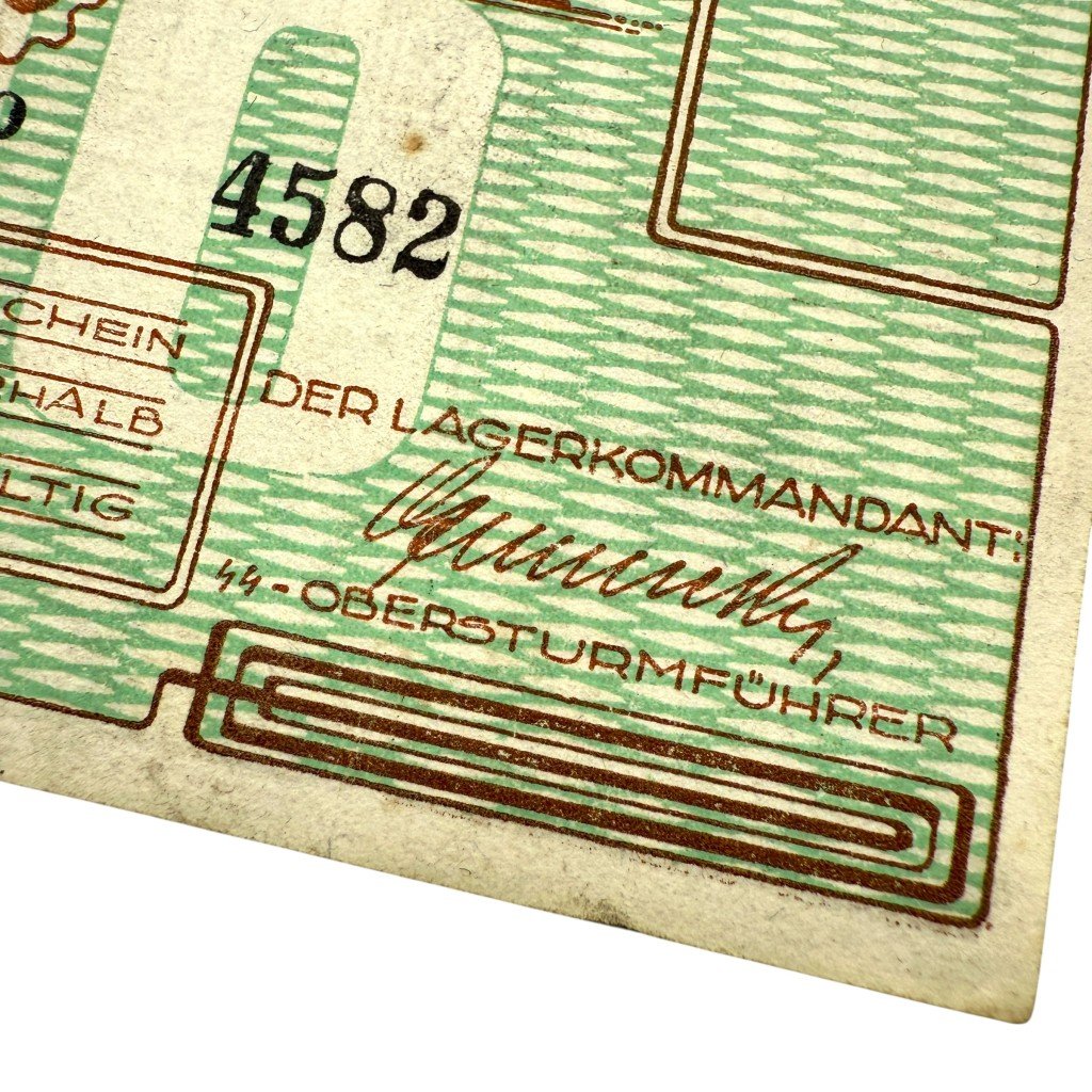 Original WWII Dutch 'Durchgangslager' Westerbork banknote — image 4