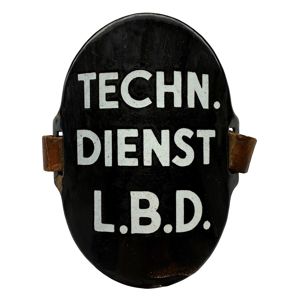 Original WWII Dutch 'Luchtbeschermingsdienst' arm shield Technische Dienst
