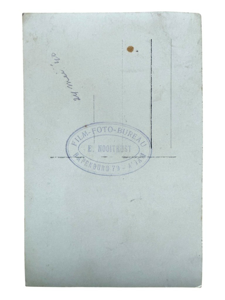 Original May 1940 Dutch photo Dutch army officers having a coffee with Luftwaffe officers — image 3