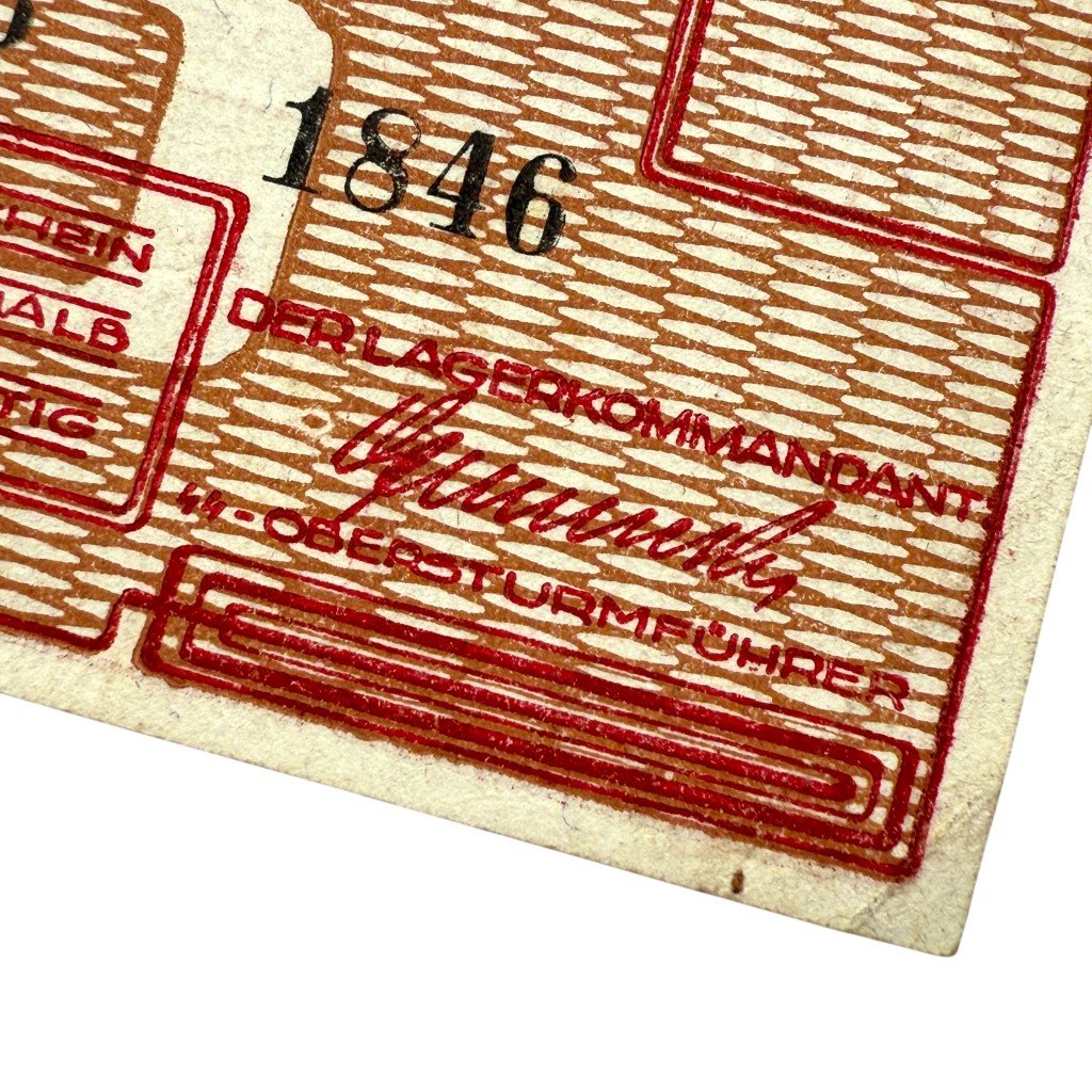 Original WWII Dutch 'Durchgangslager' Westerbork banknote — image 4