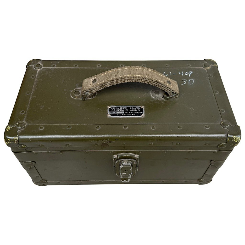 Original WWII US army signal corps PH-431-B camera in box — image 2