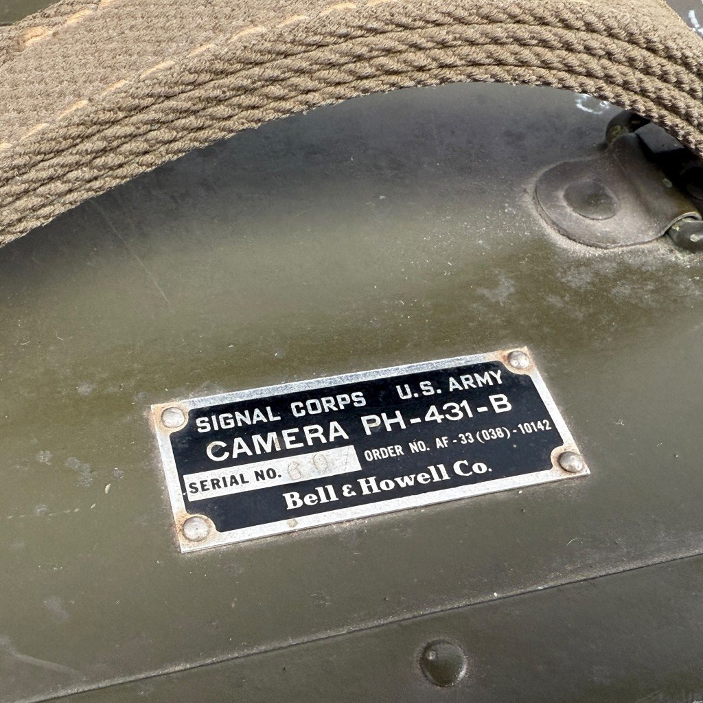 Original WWII US army signal corps PH-431-B camera in box — image 3