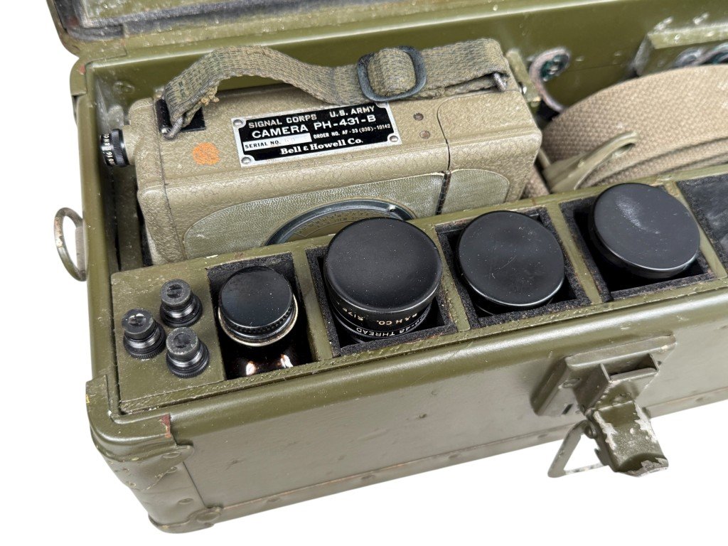 Original WWII US army signal corps PH-431-B camera in box — image 5