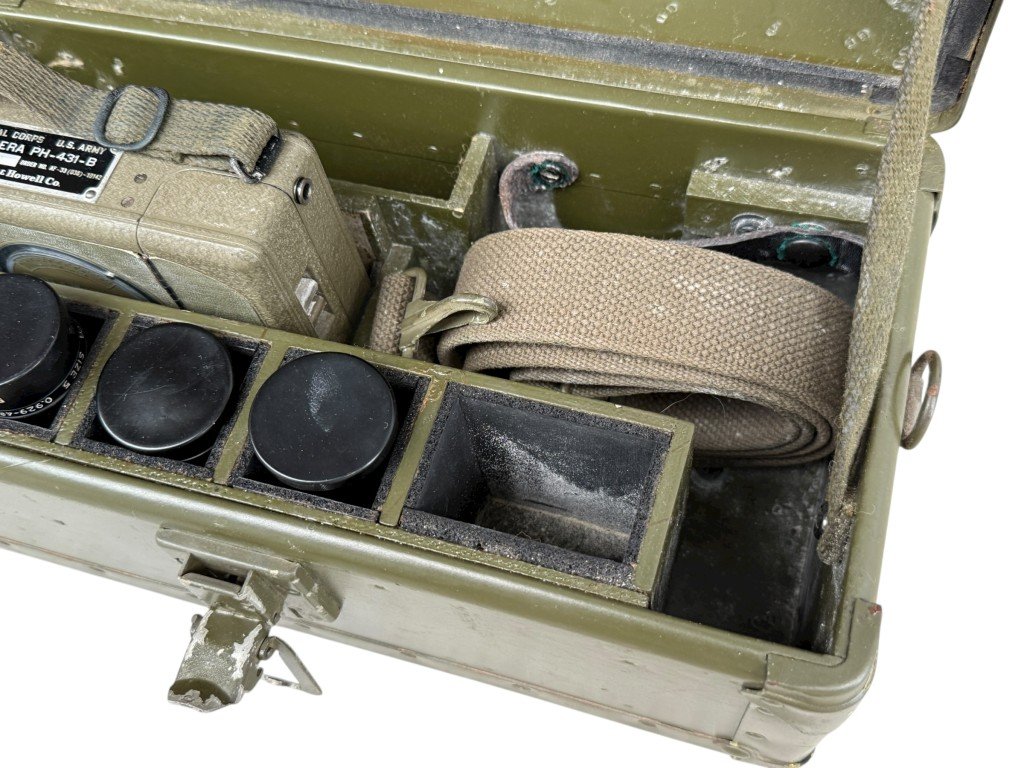 Original WWII US army signal corps PH-431-B camera in box — image 6