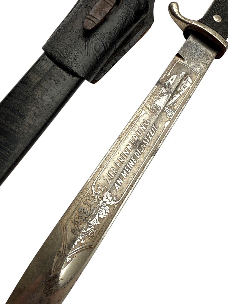 Original WWII German K98 dress or parade etched bayonet – Ernst Pack & Söhne, Solingen — image 4