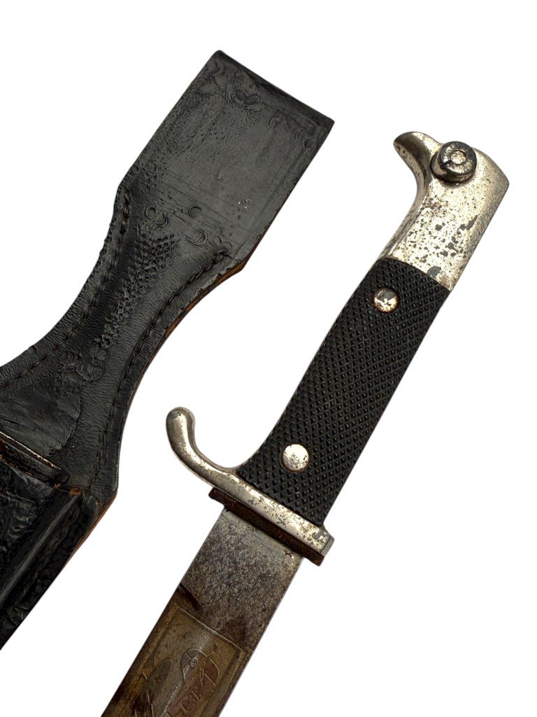 Original WWII German K98 dress or parade etched bayonet – Ernst Pack & Söhne, Solingen — image 5