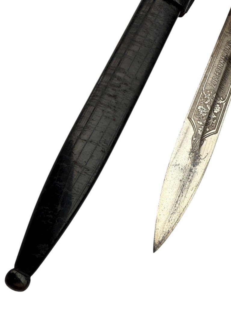 Original WWII German K98 dress or parade etched bayonet – Ernst Pack & Söhne, Solingen — image 6