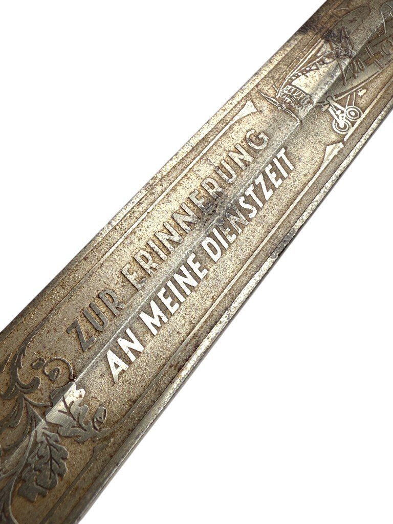 Original WWII German K98 dress or parade etched bayonet – Ernst Pack & Söhne, Solingen — image 7
