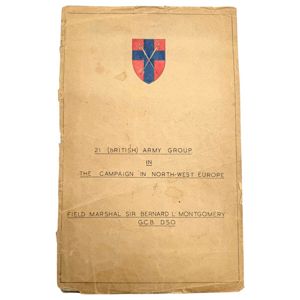 Original 1945 British military report, written by Field Marshal Sir …