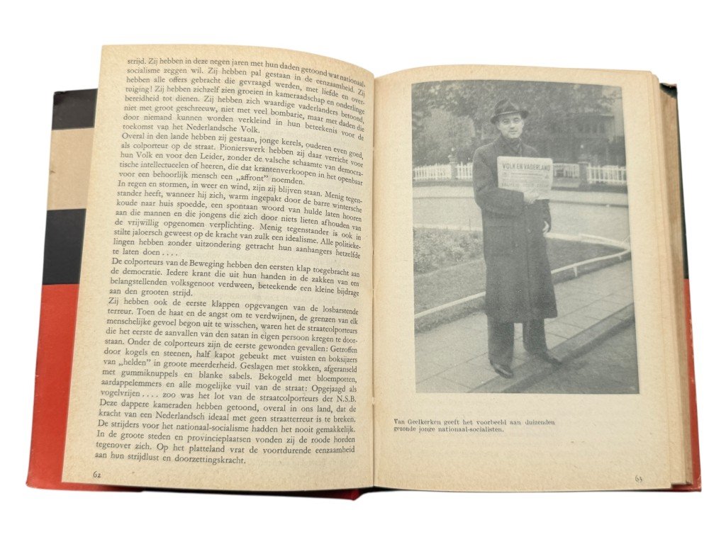 Original WWII Dutch NSB book Voor Volk en Vaderland – Tien Jaren Strijd van de Nationaal-Socialistische Beweging der Nederlanden — image 9