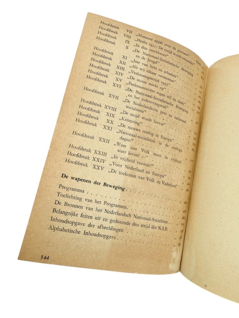 Original WWII Dutch NSB book Voor Volk en Vaderland – Tien Jaren Strijd van de Nationaal-Socialistische Beweging der Nederlanden — image 12
