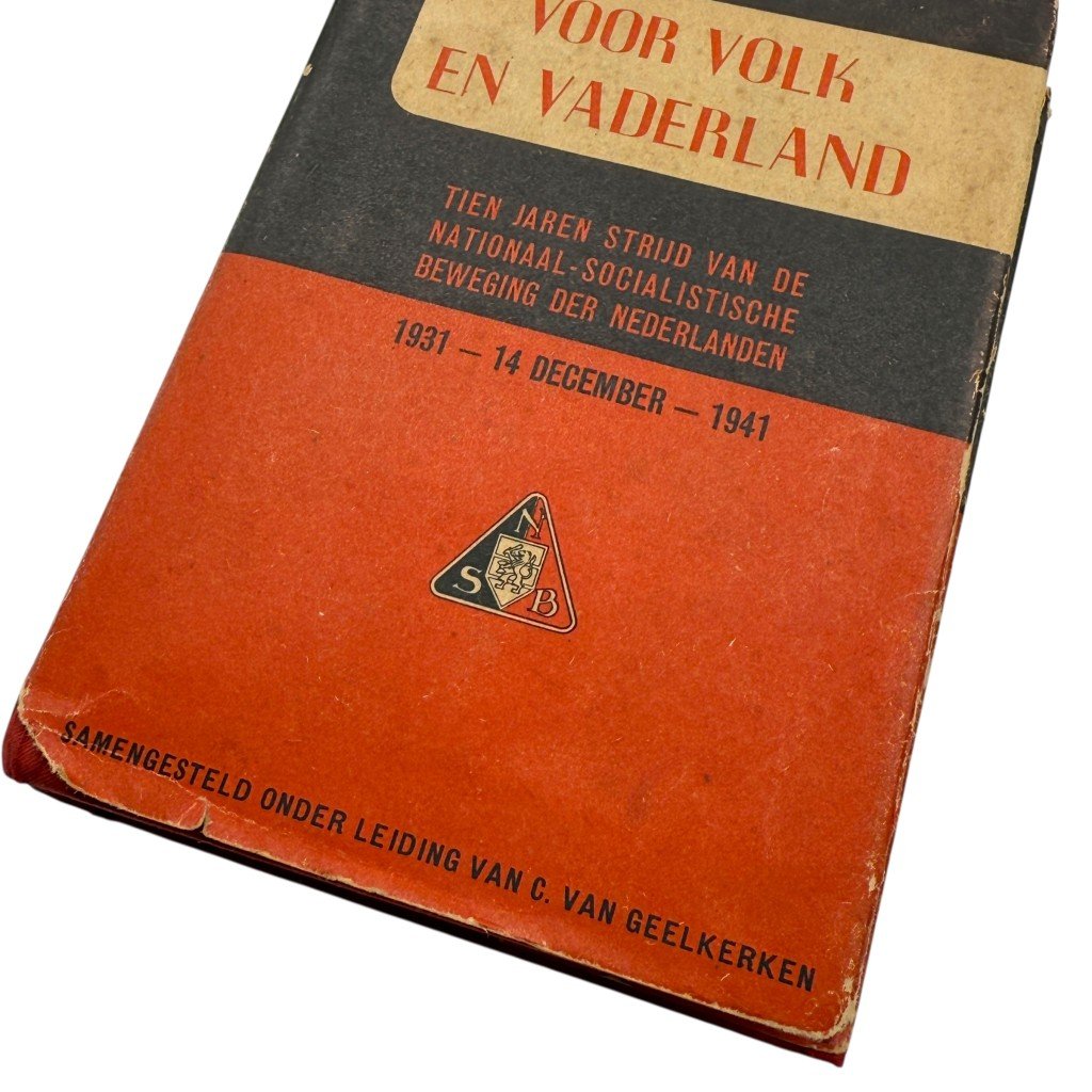 Original WWII Dutch NSB book Voor Volk en Vaderland – Tien Jaren Strijd van de Nationaal-Socialistische Beweging der Nederlanden — image 3
