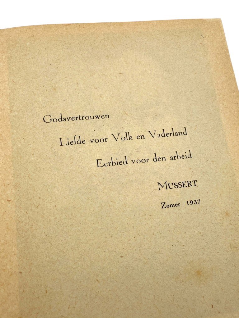 Original WWII Dutch NSB book Voor Volk en Vaderland – Tien Jaren Strijd van de Nationaal-Socialistische Beweging der Nederlanden — image 7