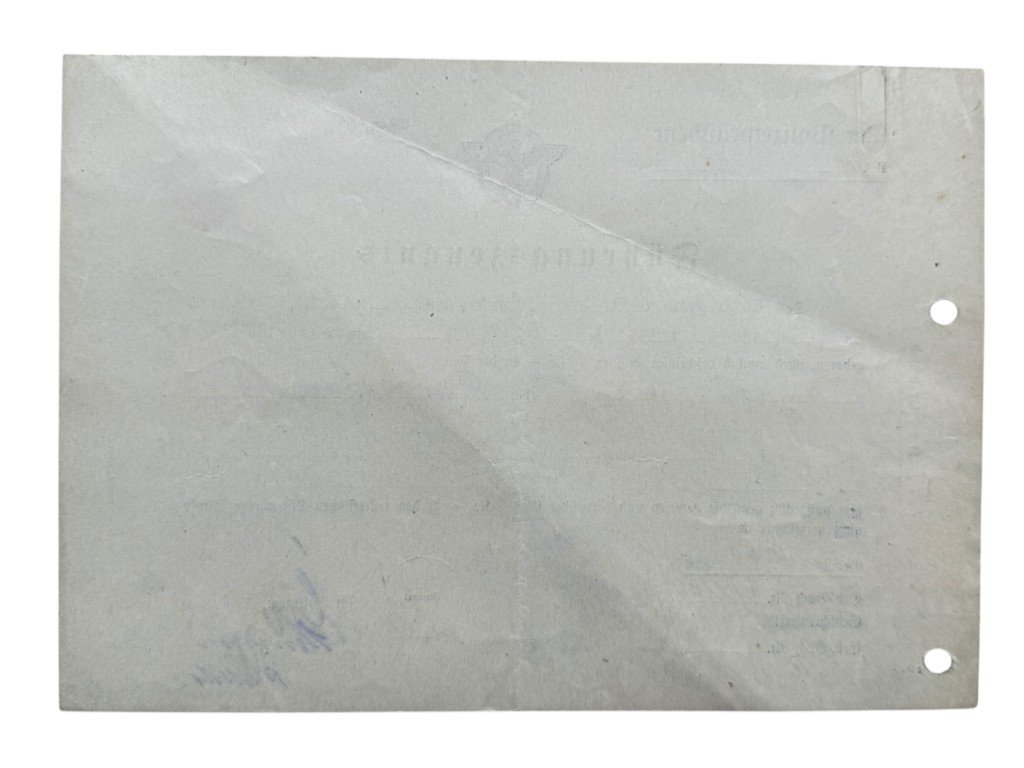 Original WWII German Führungszeugnis Essen/Mönchengladbach — image 3