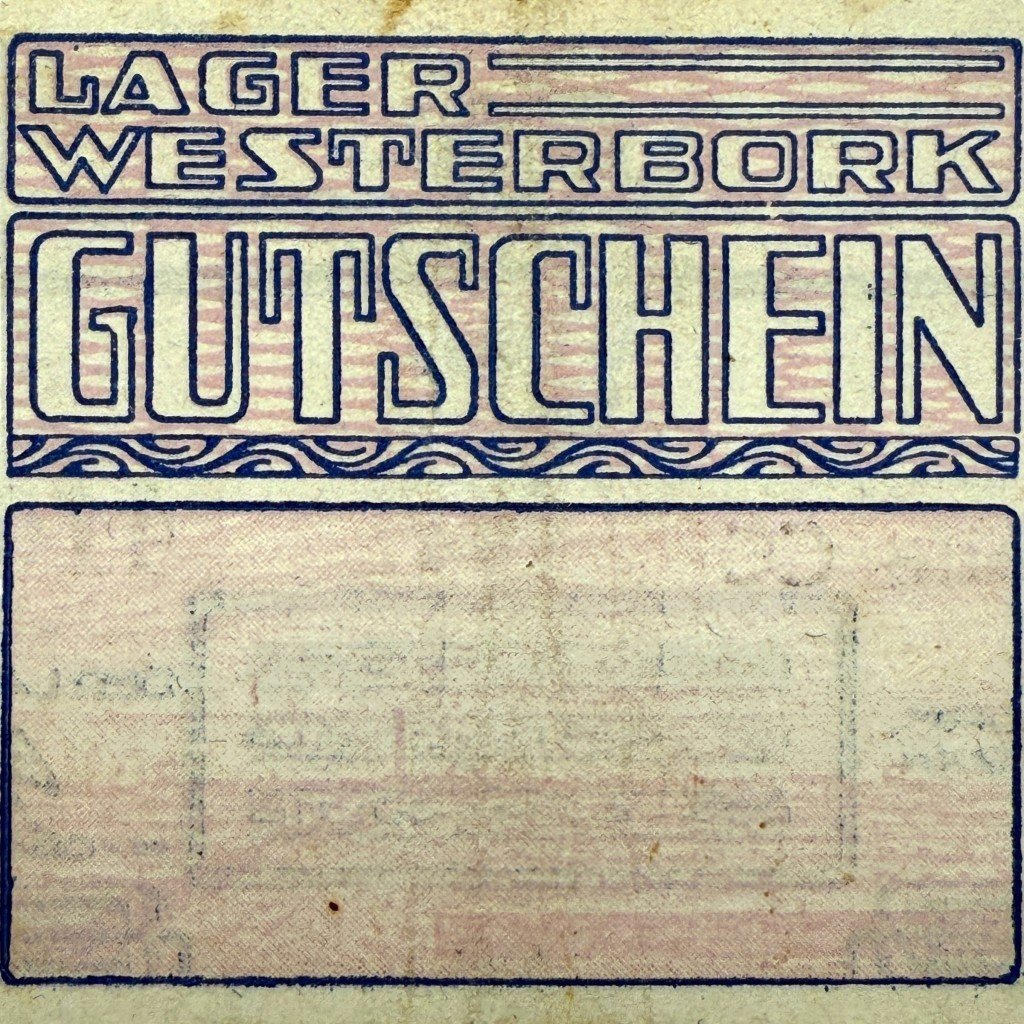 Original WWII Dutch 'Durchgangslager' Westerbork banknote — image 2