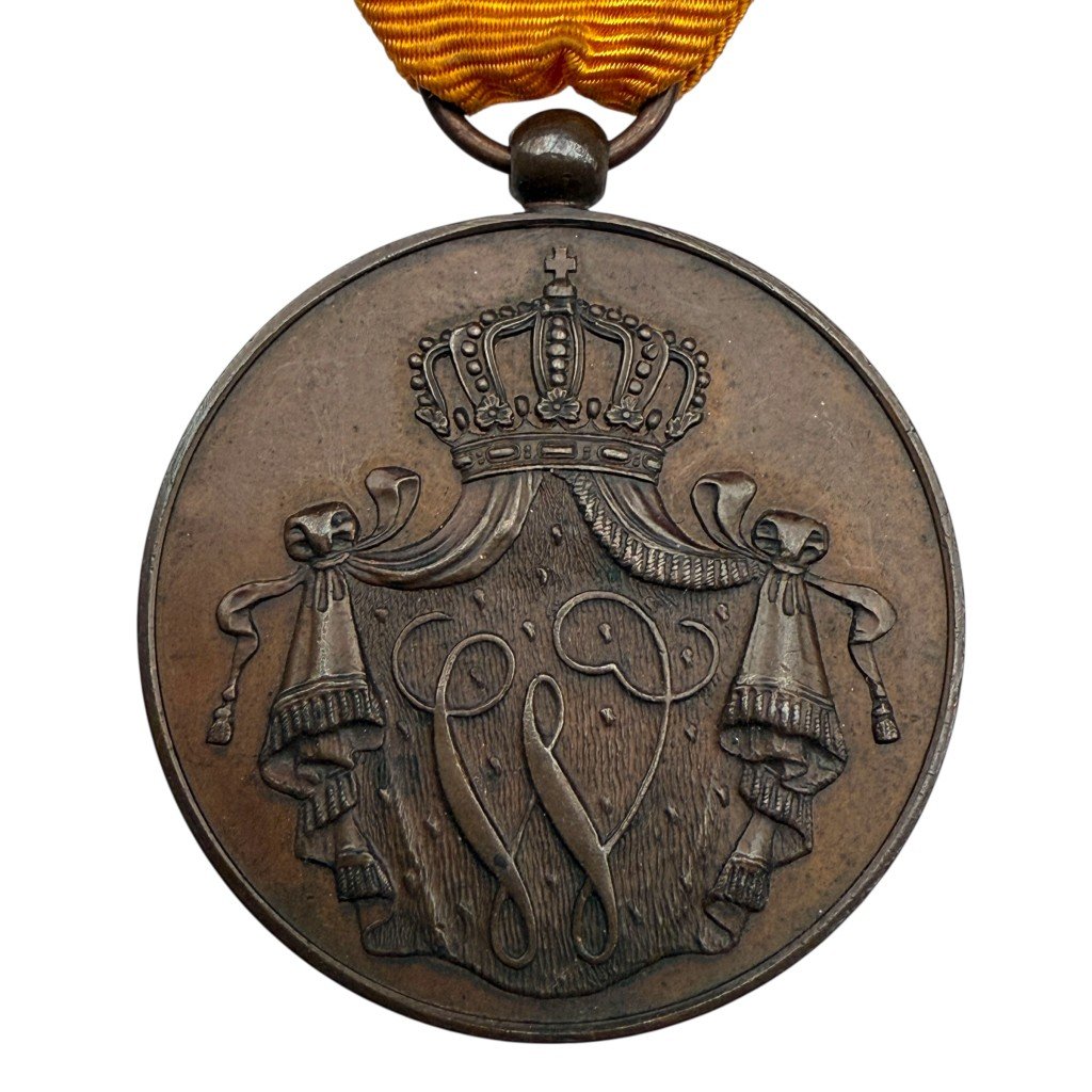 Original Pre 1940 Dutch Navy 'Voor Trouwe Dienst – Koninklijke Marine' medal — image 2