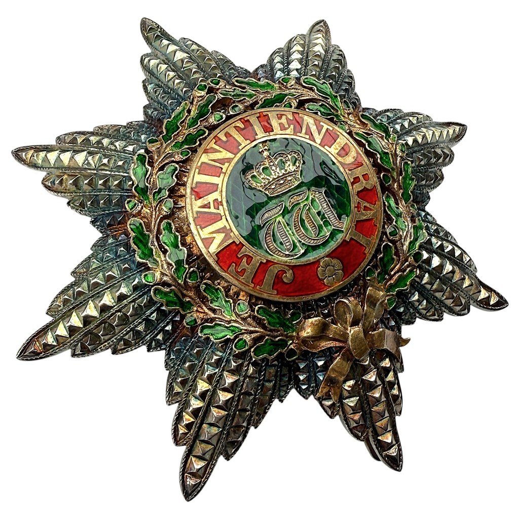 Original Luxembourg Grand Cross of the Order of the Oak Crown breast star — image 3