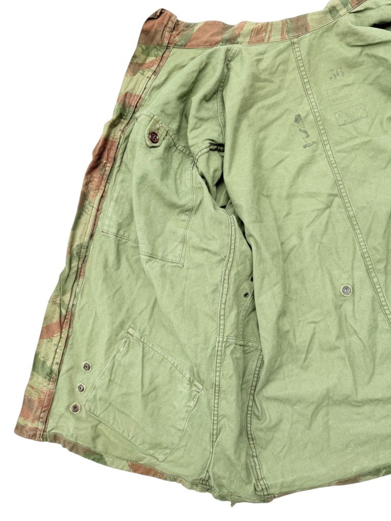 Original 1950s French Lizard Camo TAP 47/53 camouflage parachutists smock — image 11