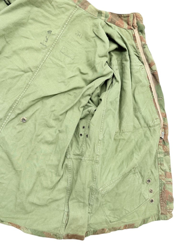 Original 1950s French Lizard Camo TAP 47/53 camouflage parachutists smock — image 12