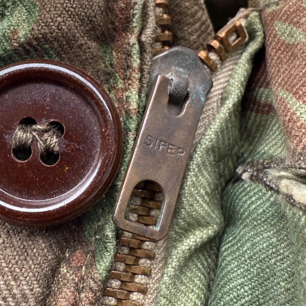 Original 1950s French Lizard Camo TAP 47/53 camouflage parachutists smock — image 6