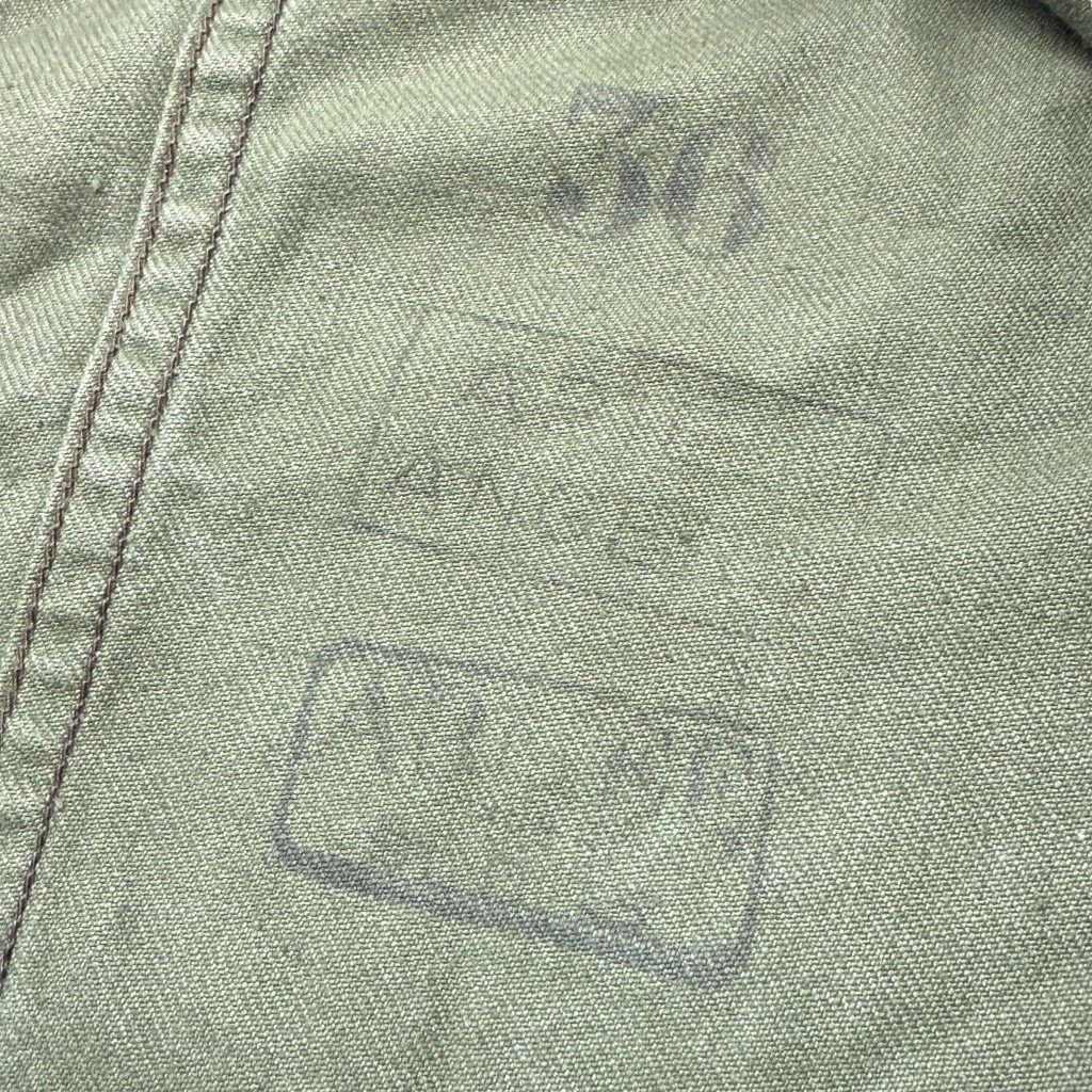 Original 1950s French Lizard Camo TAP 47/53 camouflage parachutists smock — image 8