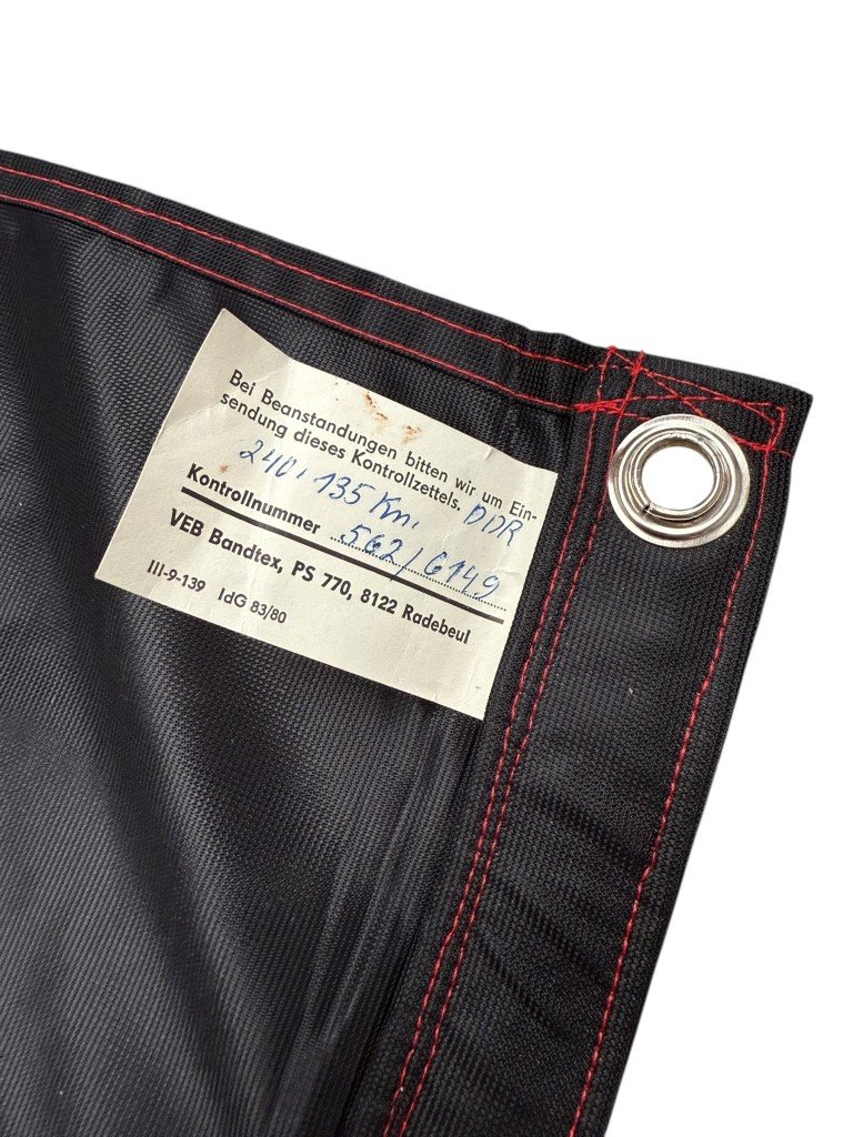 Original Cold War era German DDR large flag — image 4