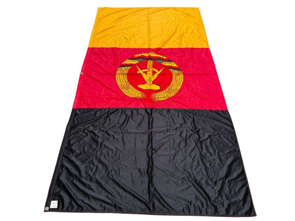 Original Cold War era German DDR large flag — image 5