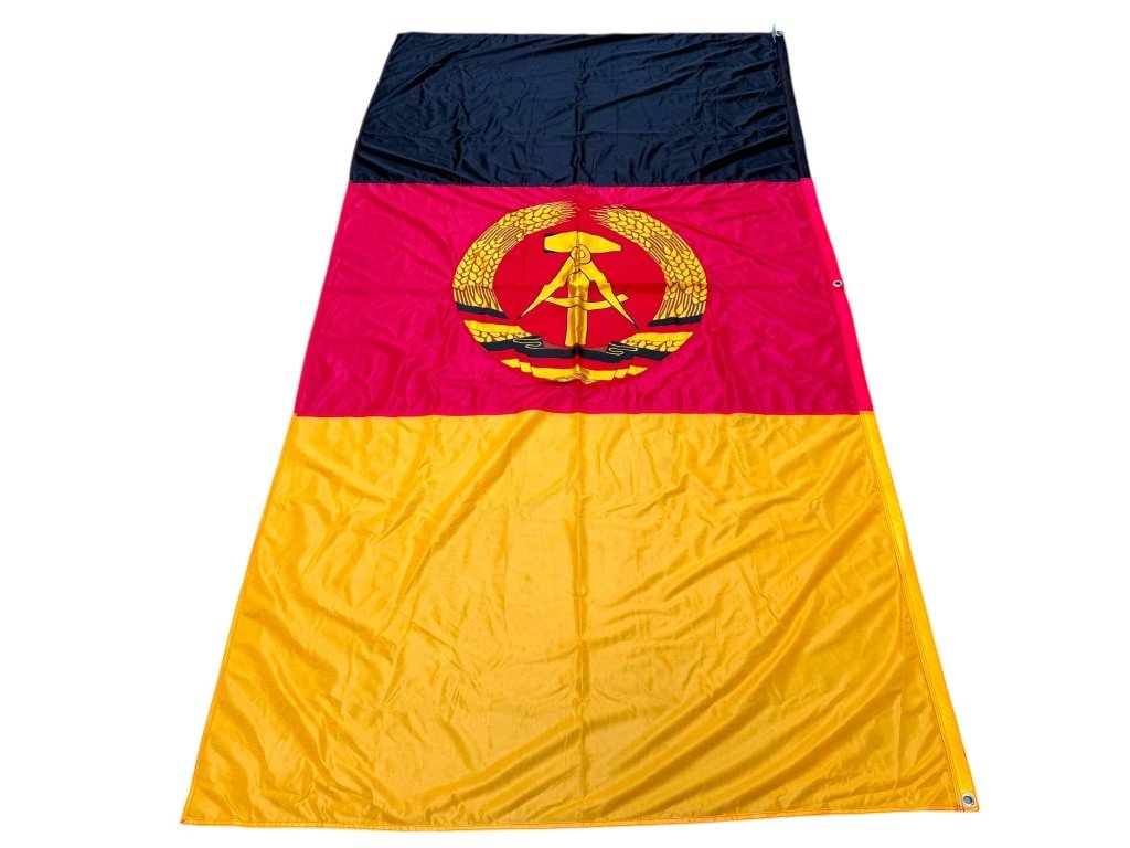 Original Cold War era German DDR large flag — image 6