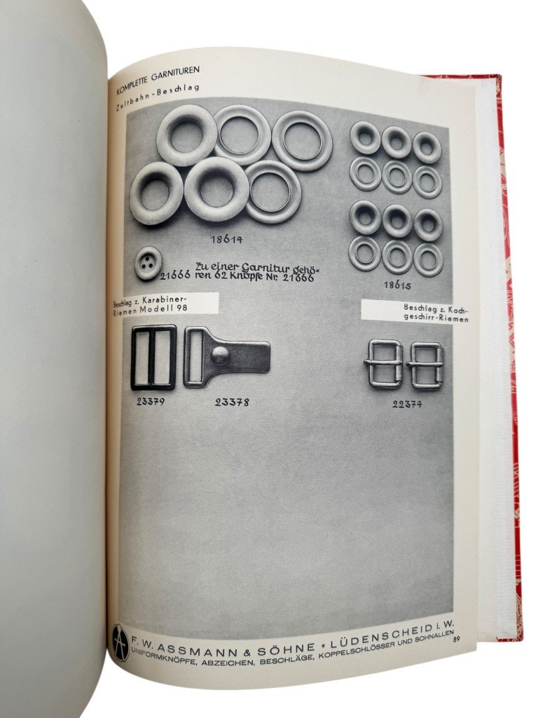 Original WWII German F.W. Assmann & Söhne catalogue — image 14