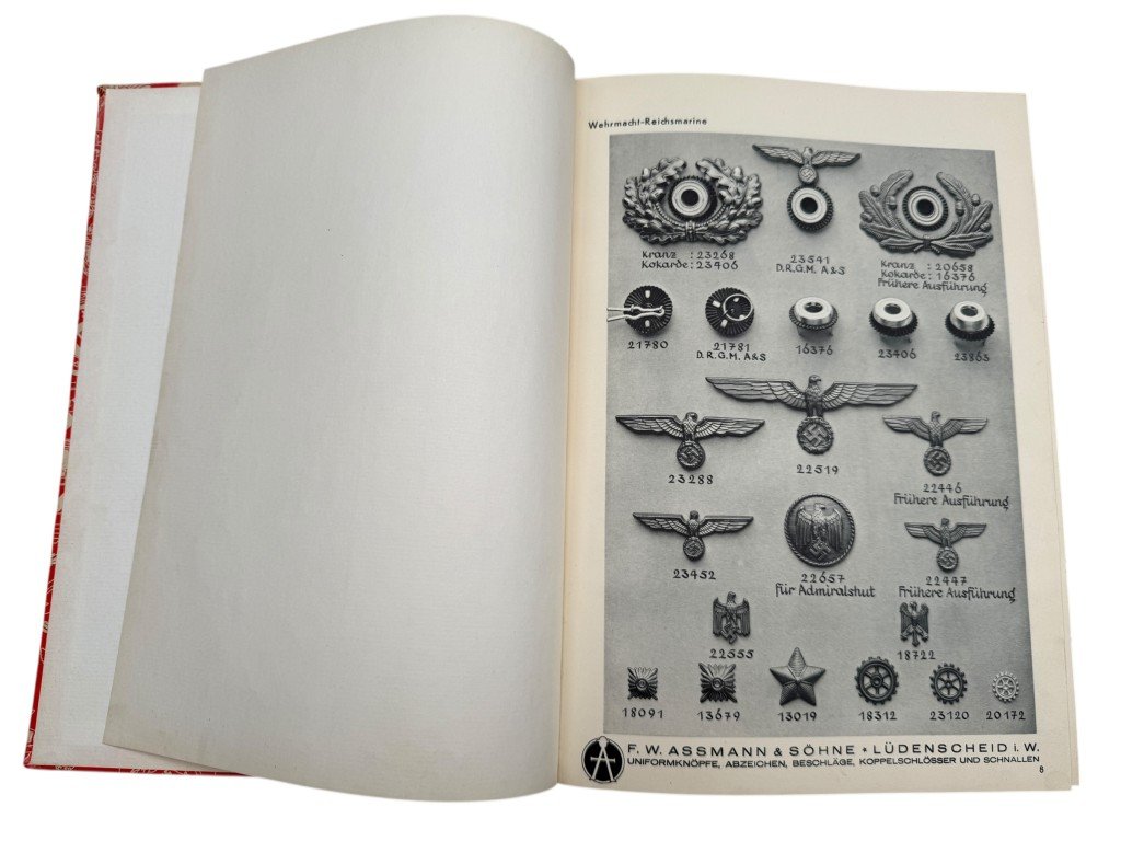 Original WWII German F.W. Assmann & Söhne catalogue — image 2