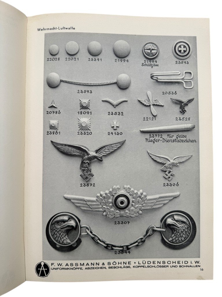 Original WWII German F.W. Assmann & Söhne catalogue — image 4