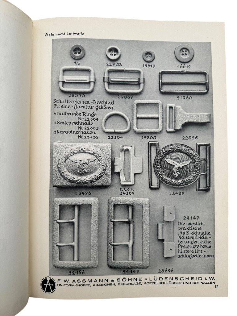Original WWII German F.W. Assmann & Söhne catalogue — image 5