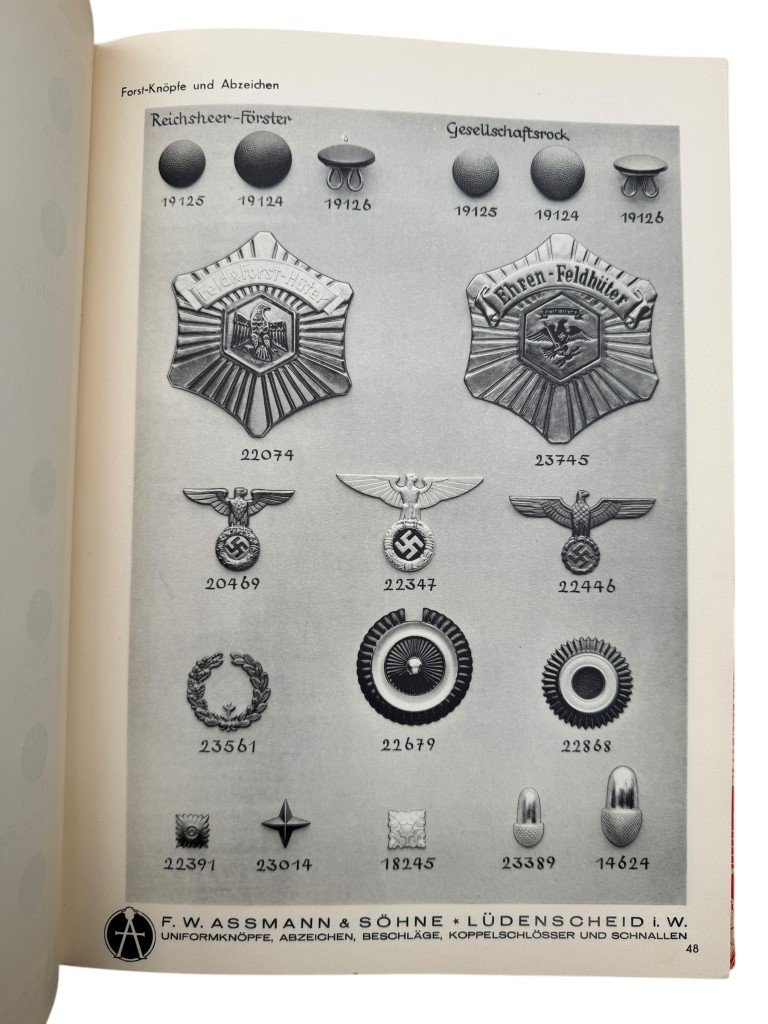 Original WWII German F.W. Assmann & Söhne catalogue — image 6