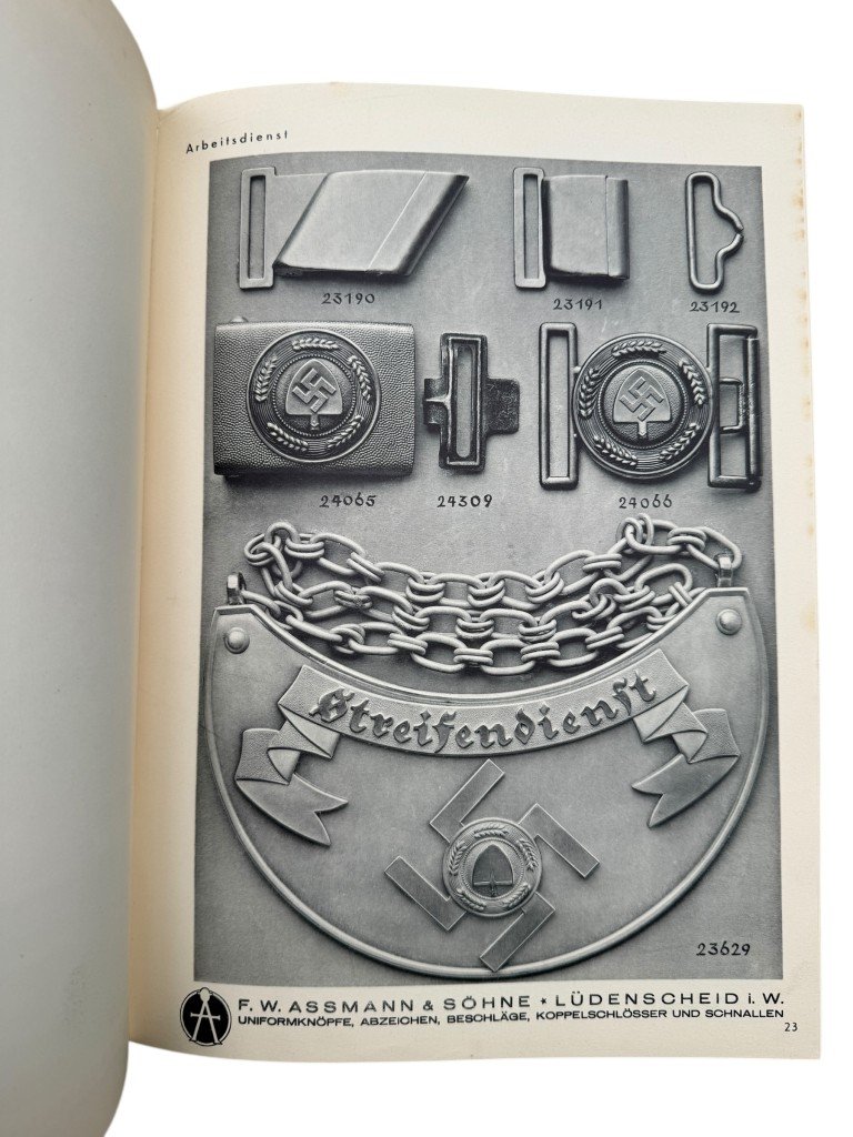 Original WWII German F.W. Assmann & Söhne catalogue — image 8