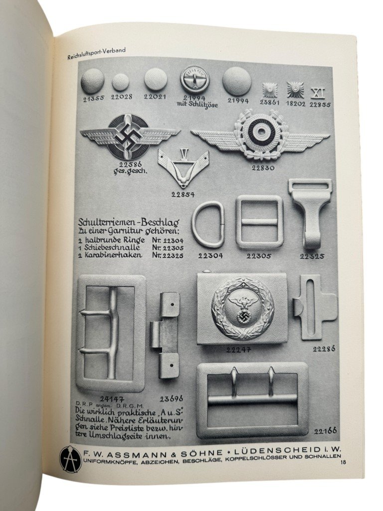 Original WWII German F.W. Assmann & Söhne catalogue — image 9