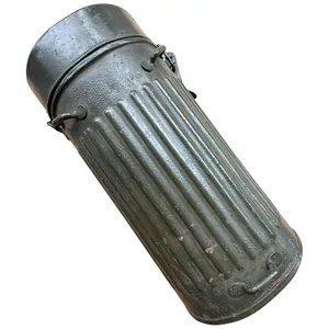 Original Pre 1940 Dutch Army Model H gas mask canister