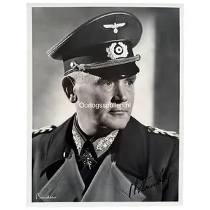 Original WWII German portrait photograph of Von Blomberg
