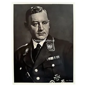 Original WWII German SA portrait photograph of Victor Lutze