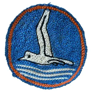 Original WWII Dutch Nationale Jeugdstorm cloth arm insignia